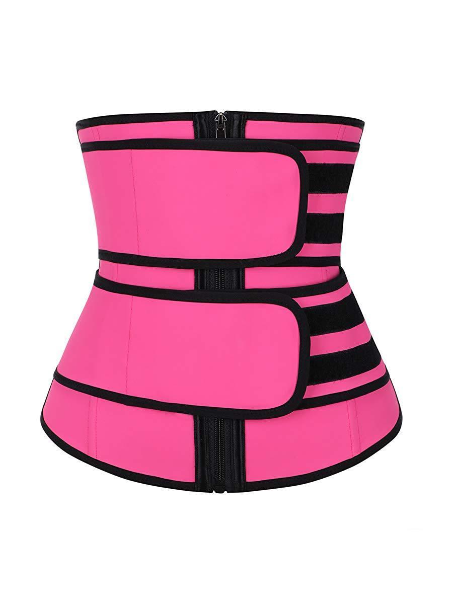 Double Waist Belt Waist Trainer Steel Bone Corset Waist Trainer Neoprene Corset shapewear