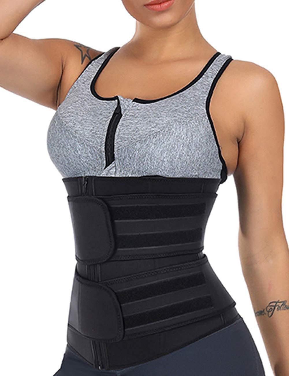 Double Waist Belt Waist Trainer Steel Bone Corset Waist Trainer Neoprene Corset shapewear