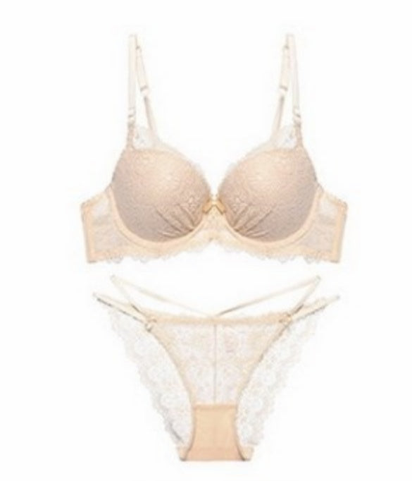 Sexy Lace Panty Set Women Deep V Gathered Sexy - Leverage On Heroes Women Store