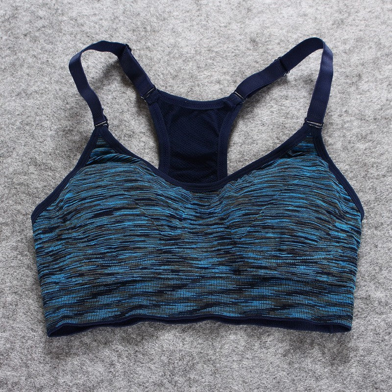 Sports, Stretch Padded Fitness Vest ,Breathable Seamless Underwear Yoga Running Tops - Leverage On Heroes Women Store