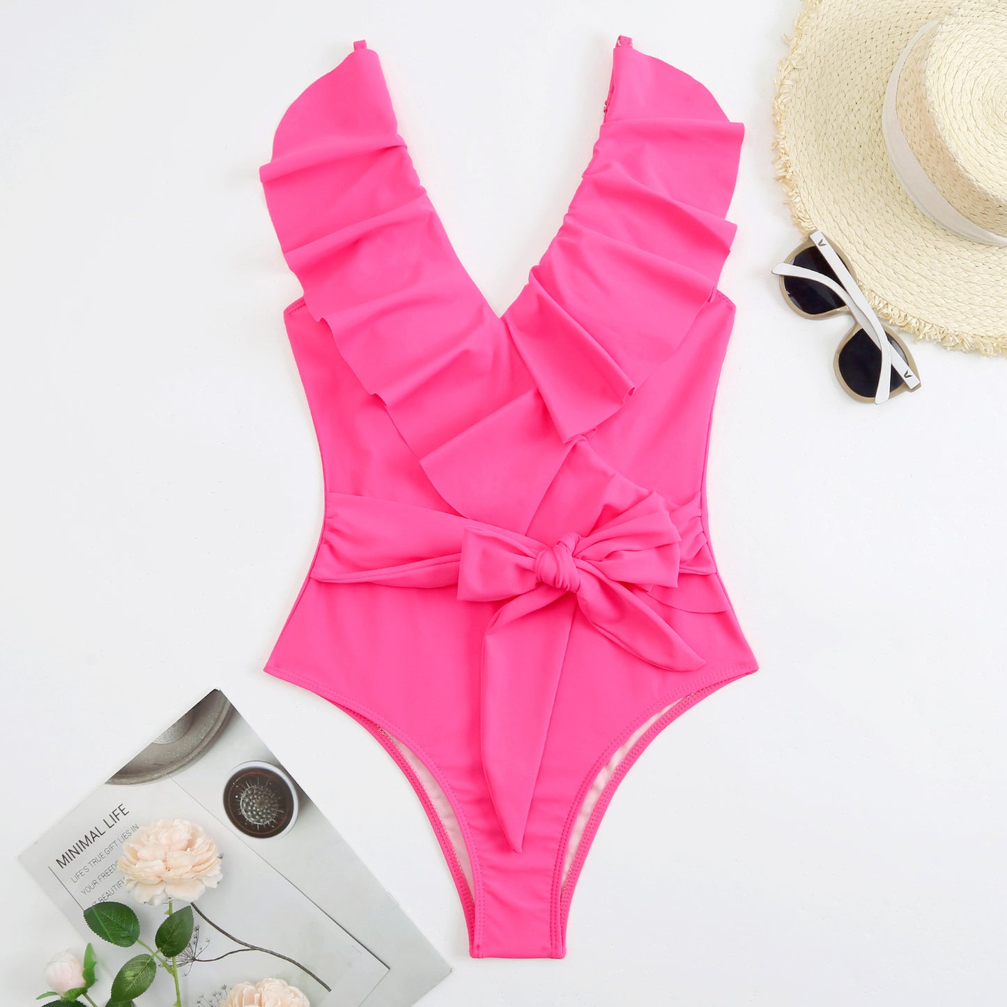 Swimsuit Lace Up Ladies One Piece Bikini - Leverage On Heroes Women Store