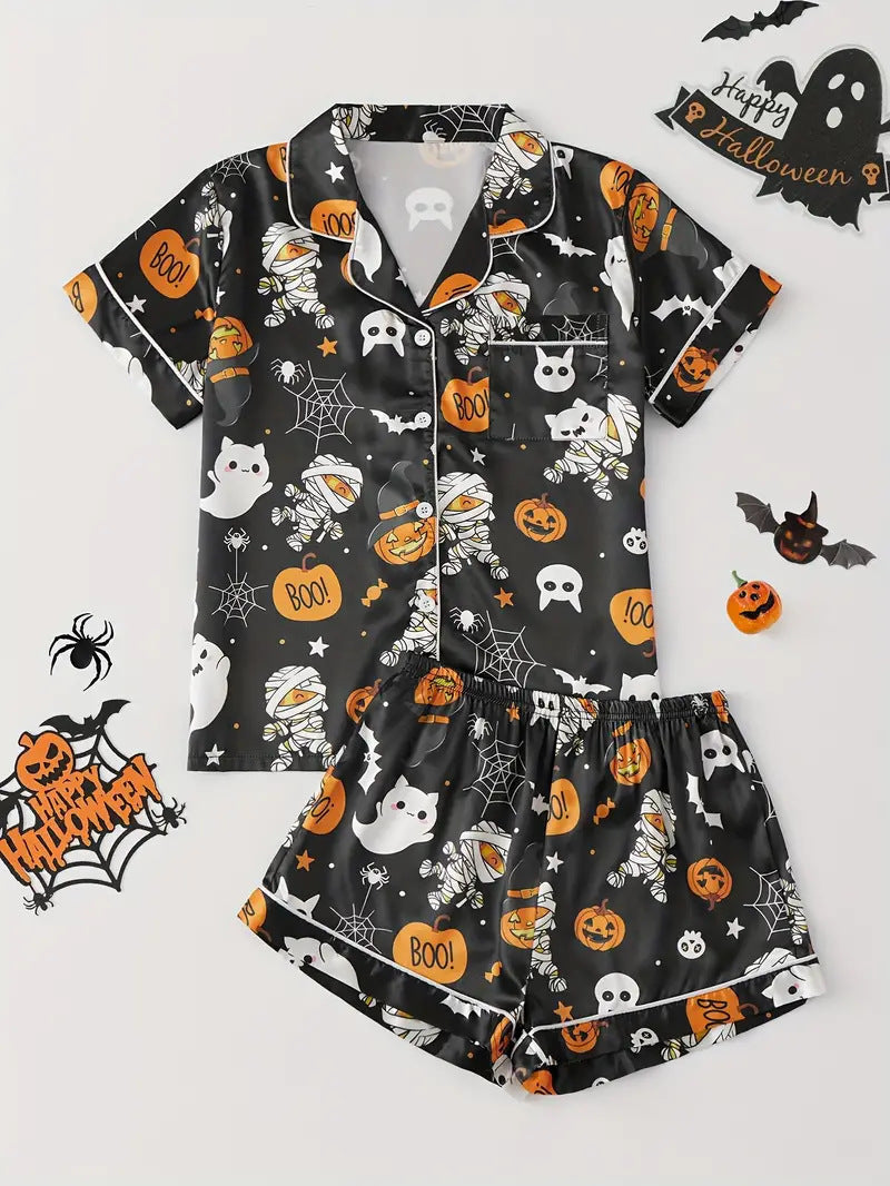 Pajamas Women's Short Sleeve Summer Loungewear - Leverage On Heroes Women Store