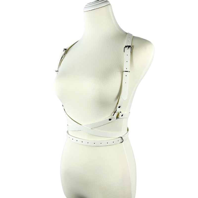 Women's Fashion Shapewear Leather Binding - Leverage On Heroes Women Store