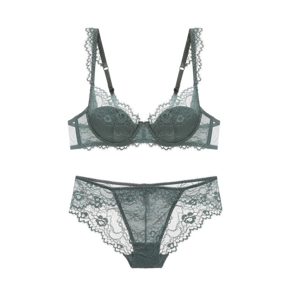 Ladies Underwear Thin Cotton Breathable Lace panty Set - Leverage On Heroes Women Store