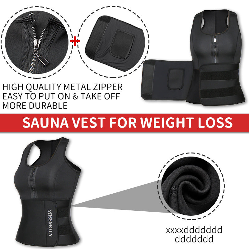 Women Neoprene Waist Trainer Sweat Sauna Suit Waist Cincher shapewear