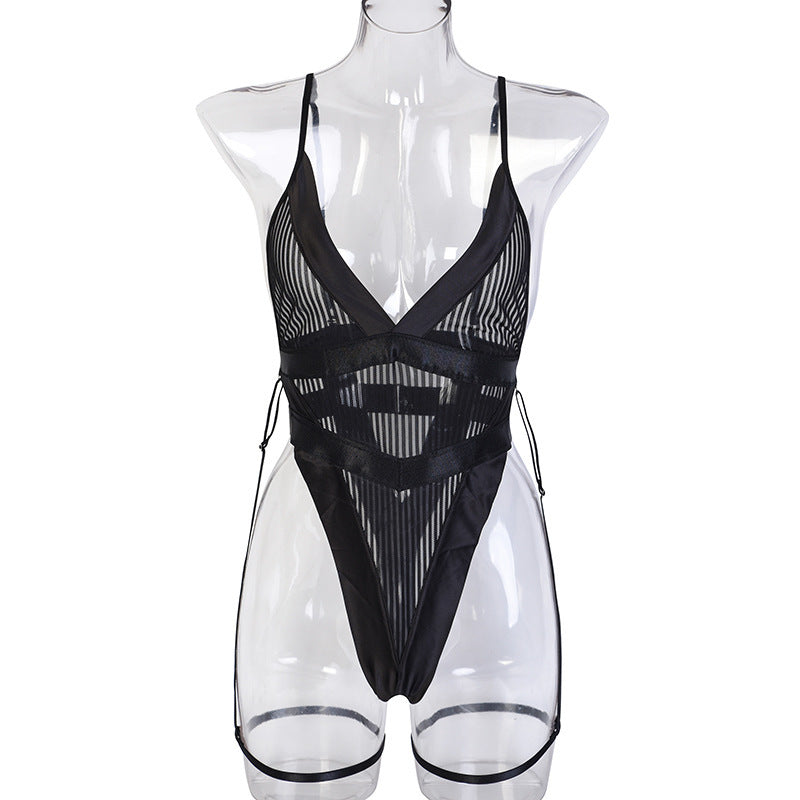 Sling Women's Mesh Body Shaper Bodysuit shapewear