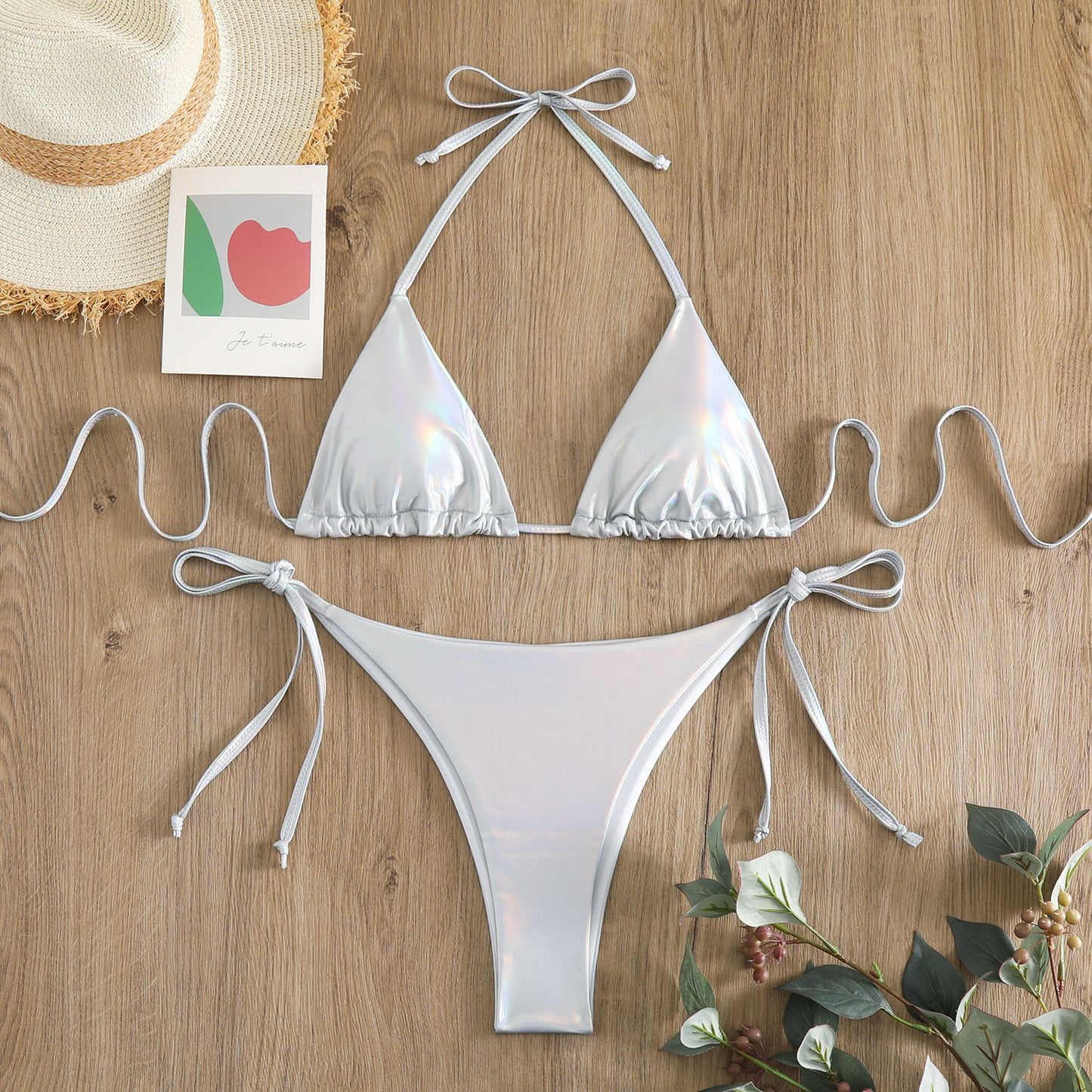 Women's New Swimsuit Lace-up Bikini - Leverage On Heroes Women Store
