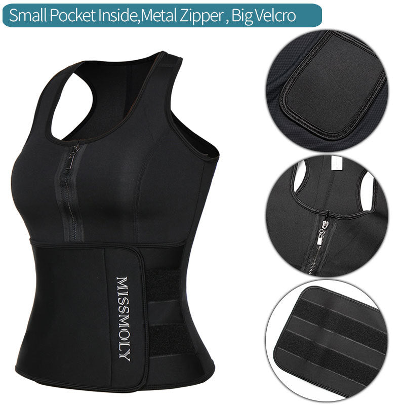Women Neoprene Waist Trainer Sweat Sauna Suit Waist Cincher shapewear