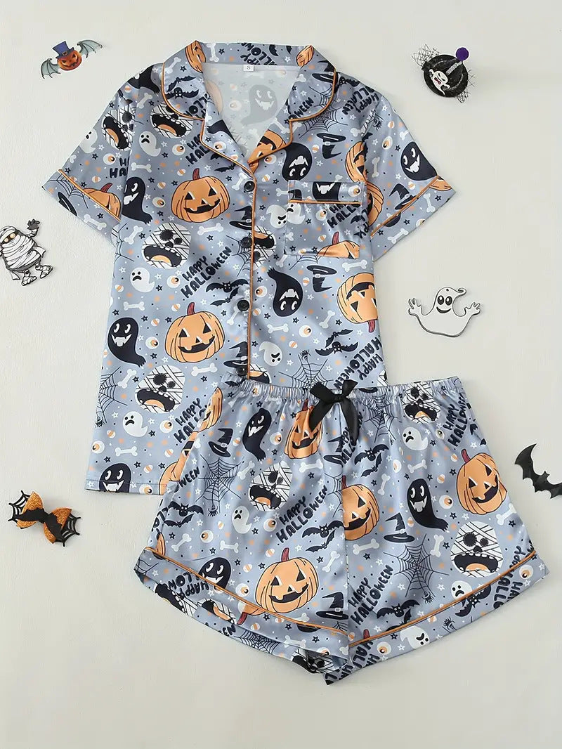 Pajamas Women's Short Sleeve Summer Loungewear - Leverage On Heroes Women Store