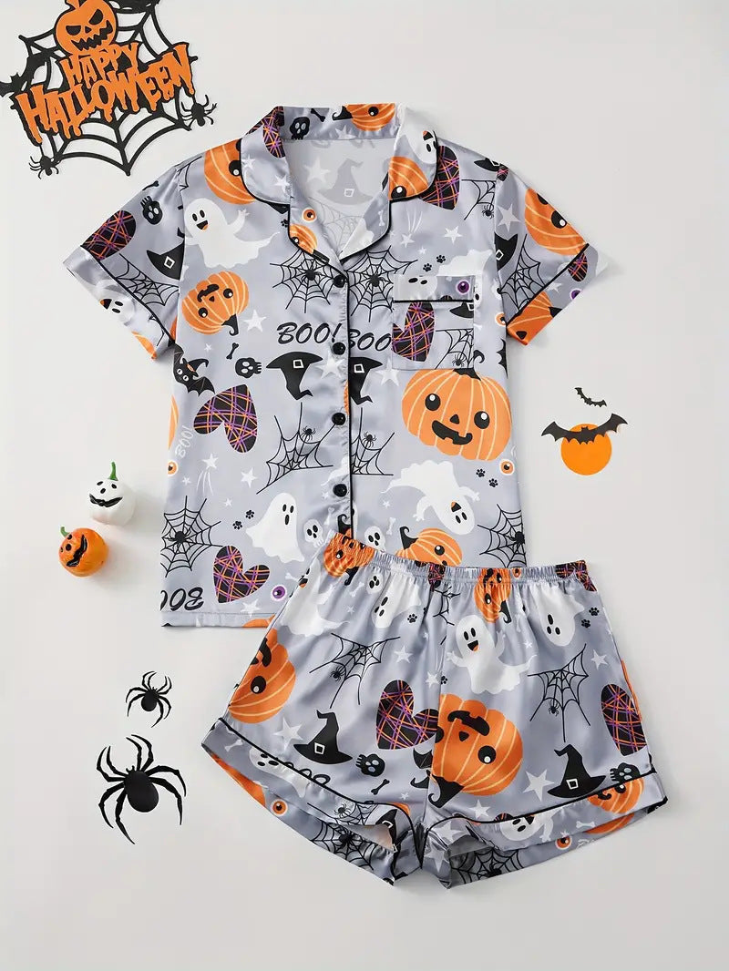 Pajamas Women's Short Sleeve Summer Loungewear - Leverage On Heroes Women Store