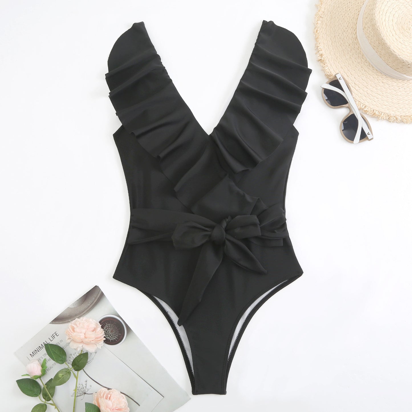 Swimsuit Lace Up Ladies One Piece Bikini - Leverage On Heroes Women Store