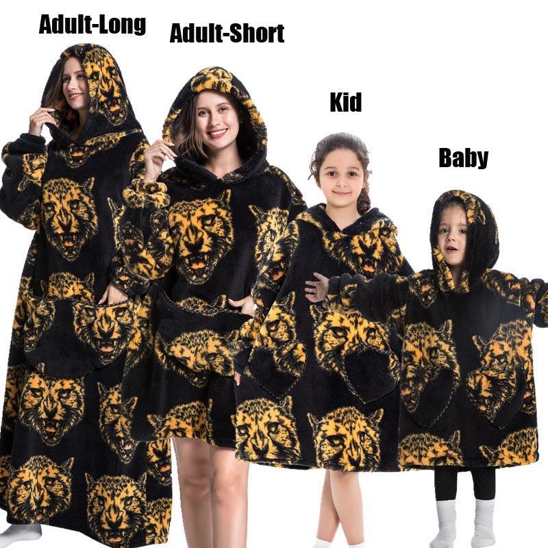 Hooded Thickened And Enlarged Men's And Women's Loungewear - Leverage On Heroes Women Store