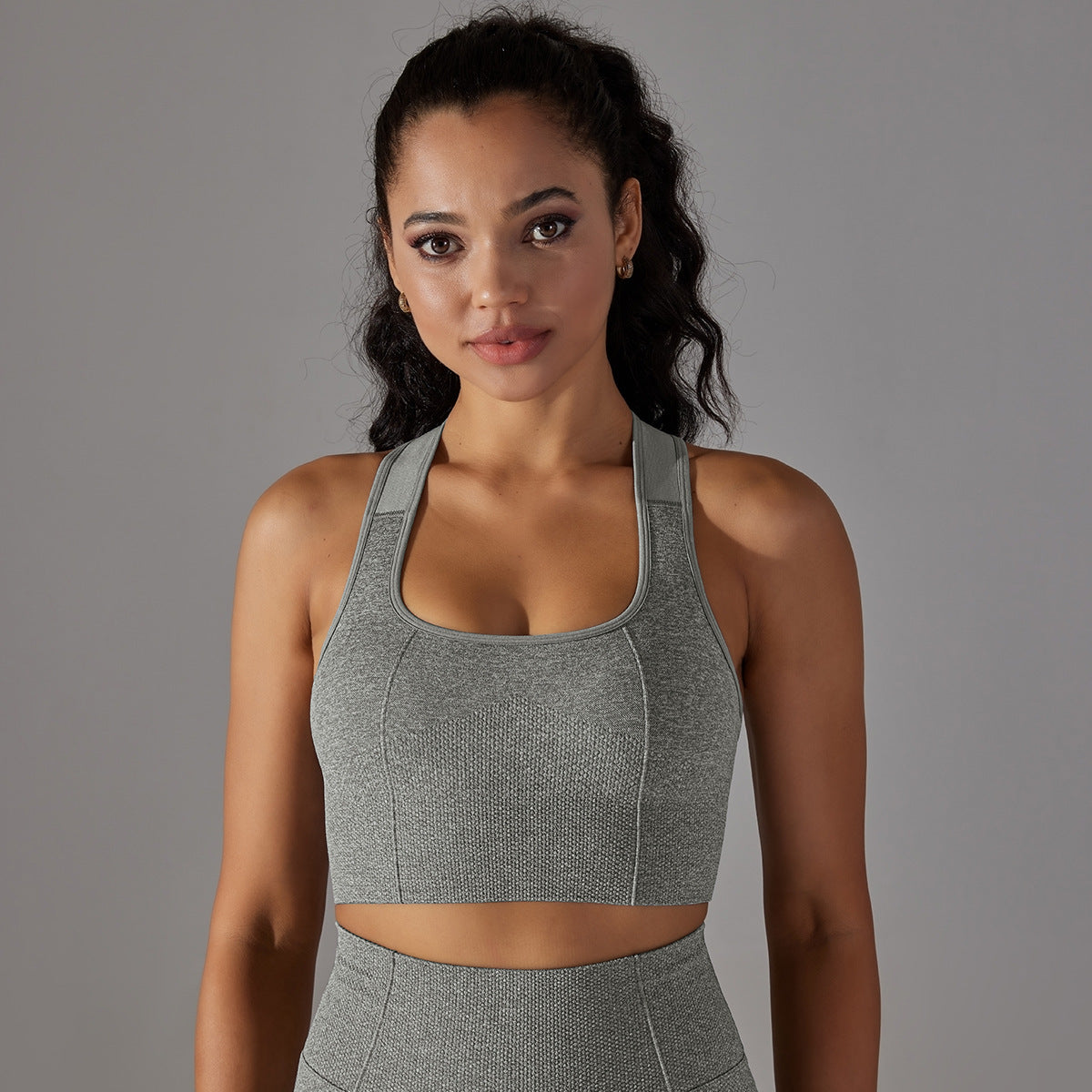 New Seamless Quick-drying Yoga Clothes Sexy Beauty Back Shockproof Sports - Leverage On Heroes Women Store