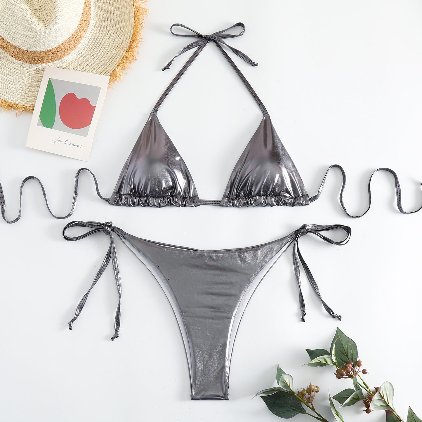 Women's New Swimsuit Lace-up Bikini - Leverage On Heroes Women Store