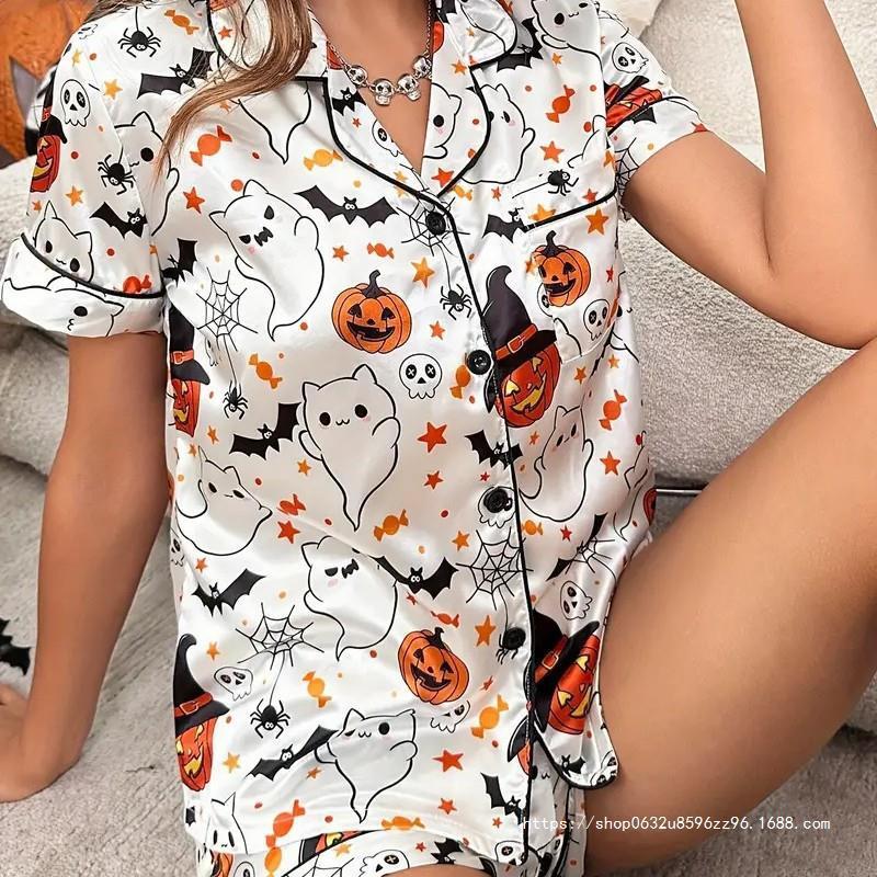 Pajamas Women's Short Sleeve Summer Loungewear - Leverage On Heroes Women Store