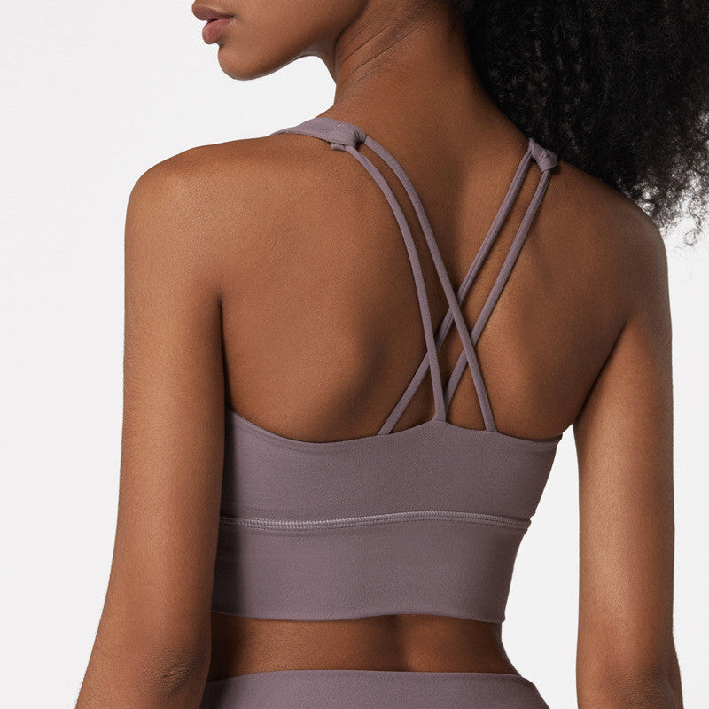 Cross Back Sports Shape Yoga - Leverage On Heroes Women Store