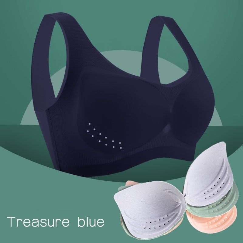 Seamless Plus Size Bra Thin Underwear Women Push Up Bra Big Size Lce Silk Breathable Female Bra - Leverage On Heroes Women Store