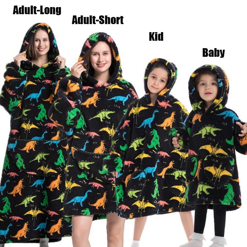 Hooded Thickened And Enlarged Men's And Women's Loungewear - Leverage On Heroes Women Store