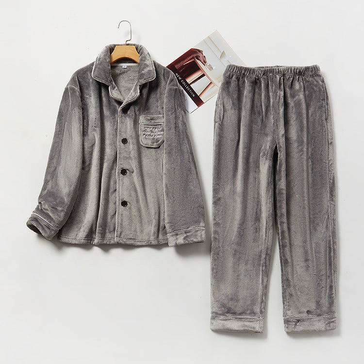 Women's Fashion Coral Fleece Thickened Loungewear Suit - Leverage On Heroes Women Store