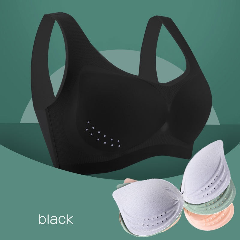 Seamless Plus Size Bra Thin Underwear Women Push Up Bra Big Size Lce Silk Breathable Female Bra - Leverage On Heroes Women Store