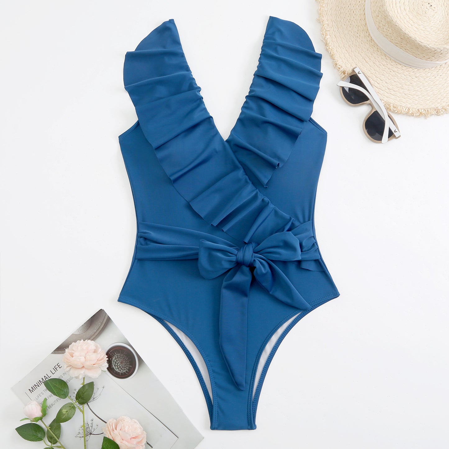 Swimsuit Lace Up Ladies One Piece Bikini - Leverage On Heroes Women Store