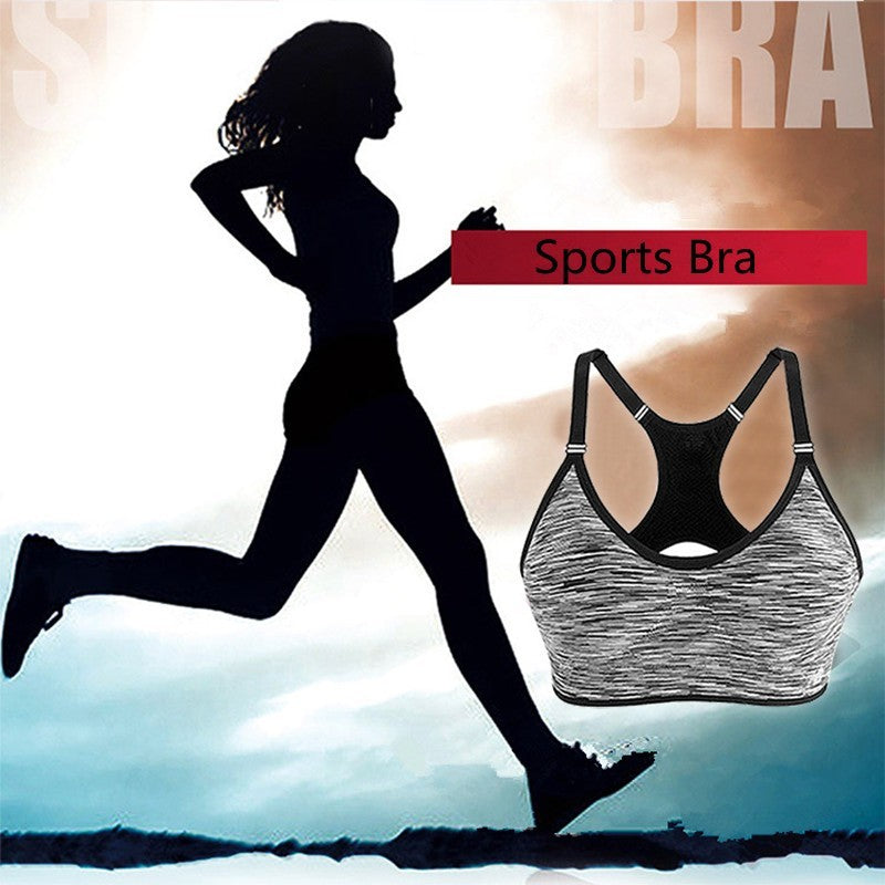 Sports, Stretch Padded Fitness Vest ,Breathable Seamless Underwear Yoga Running Tops - Leverage On Heroes Women Store