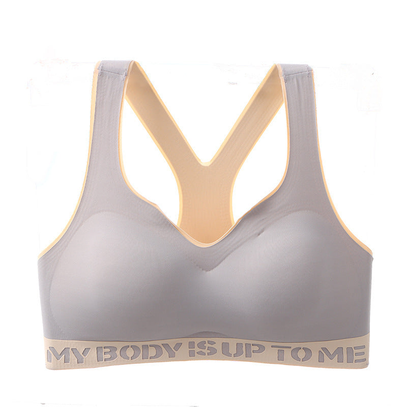 Large Size Sports Underwear Women's Beautiful Back Seamless Fitness Yoga Breast Adjustment - Leverage On Heroes Women Store