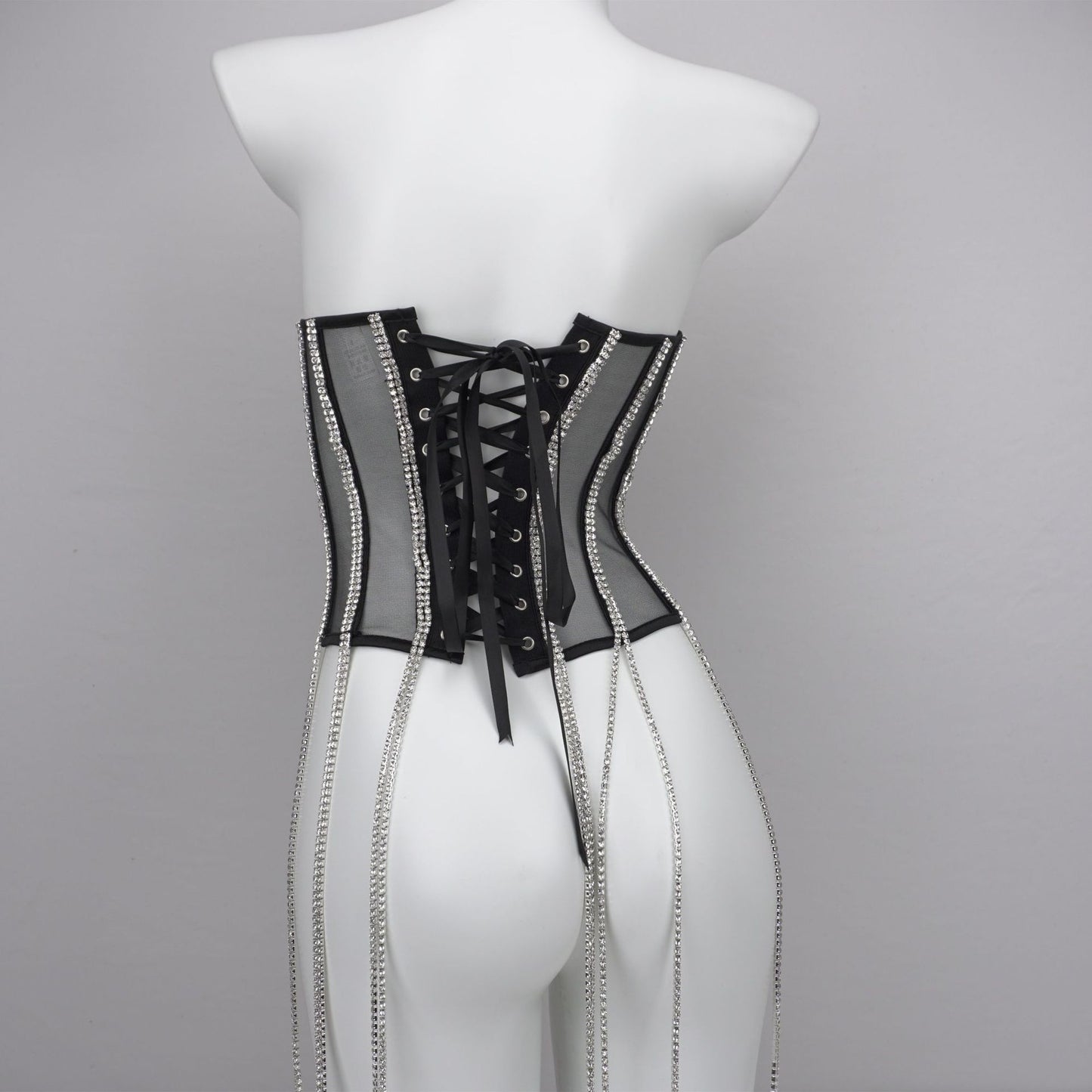 Women's Polyester Black Chain Shapewear - Leverage On Heroes Women Store