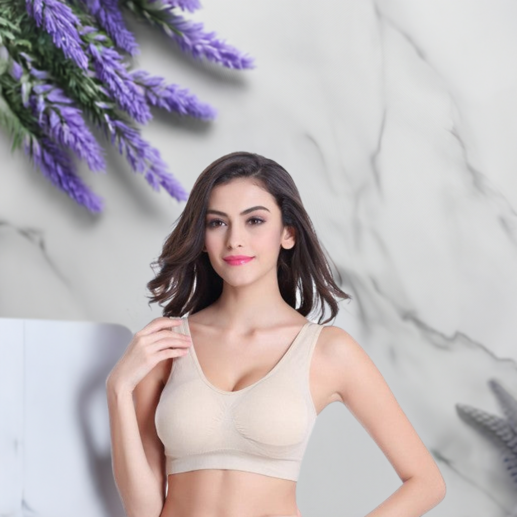 3pcs Set Seamless Push Up Bra