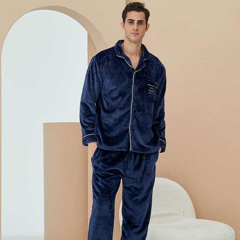 Women's Fashion Coral Fleece Thickened Loungewear Suit - Leverage On Heroes Women Store
