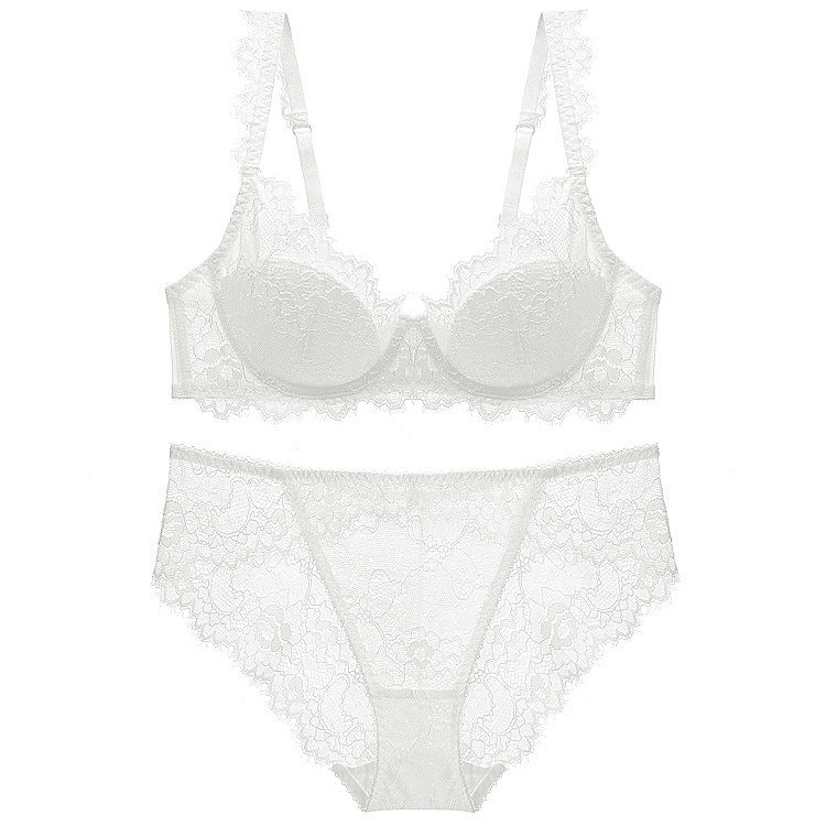 Ladies Underwear Thin Cotton Breathable Lace panty Set - Leverage On Heroes Women Store