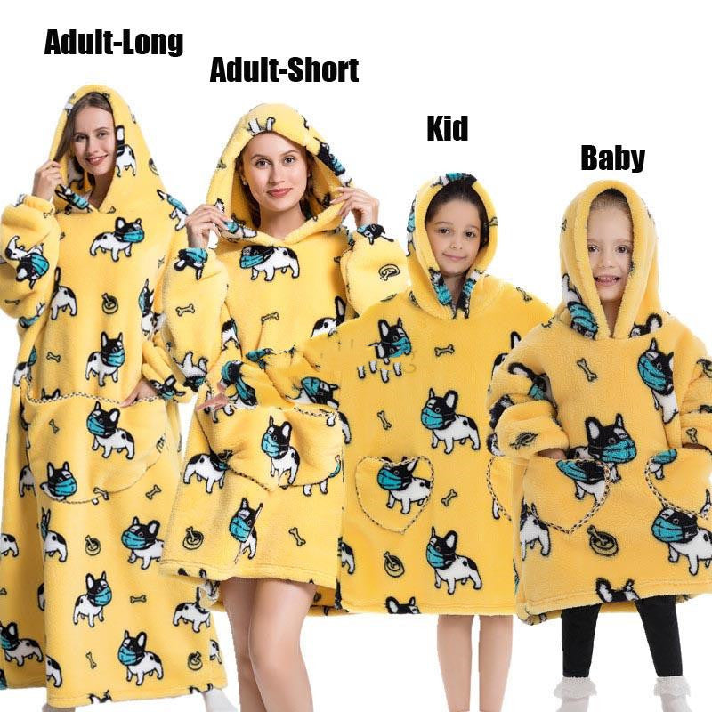 Hooded Thickened And Enlarged Men's And Women's Loungewear - Leverage On Heroes Women Store