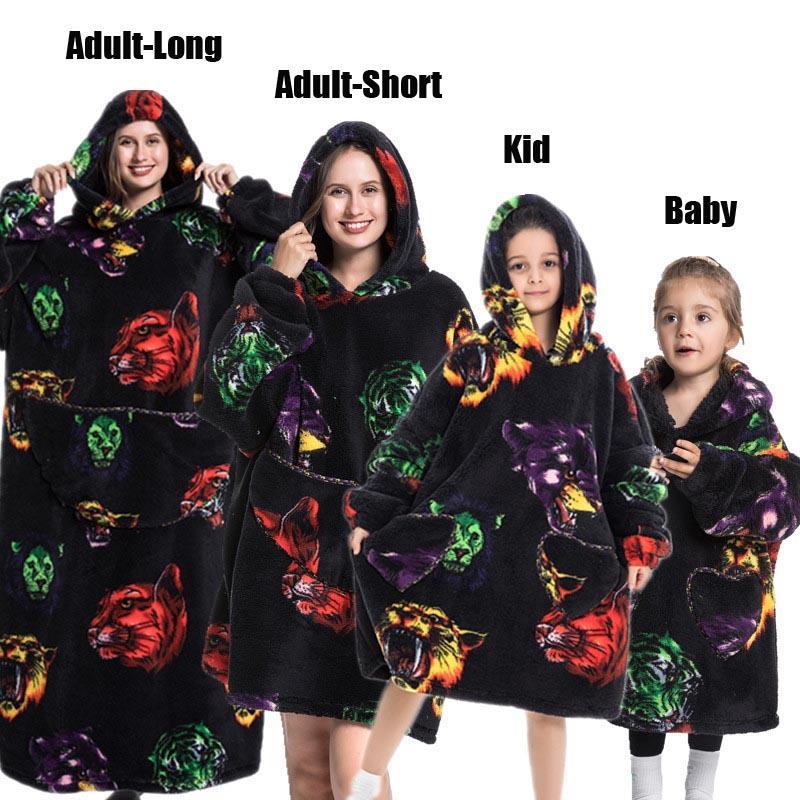 Hooded Thickened And Enlarged Men's And Women's Loungewear - Leverage On Heroes Women Store