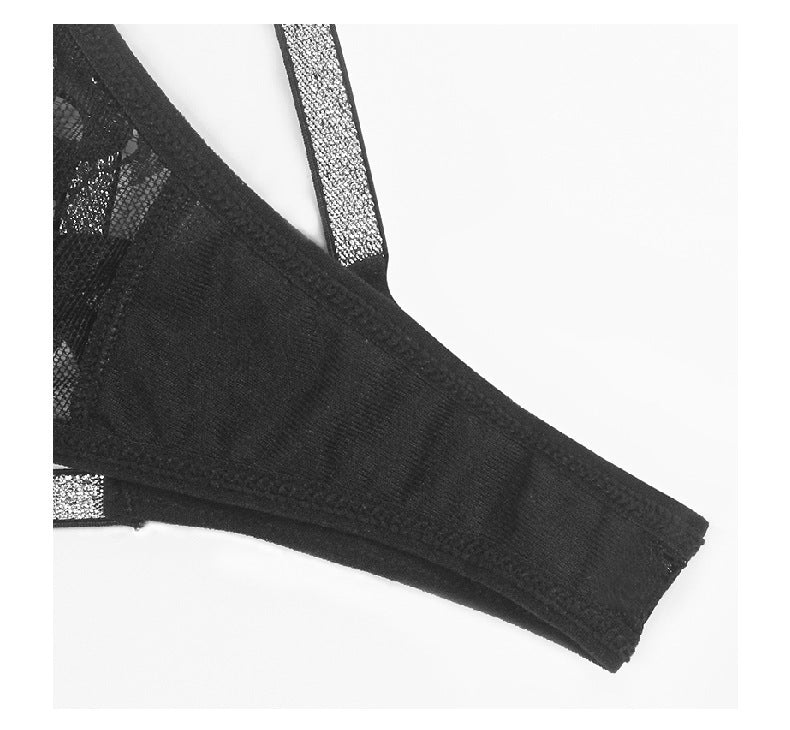 Mesh Traceless Adjustable Lace Thong - Leverage On Heroes Women Store