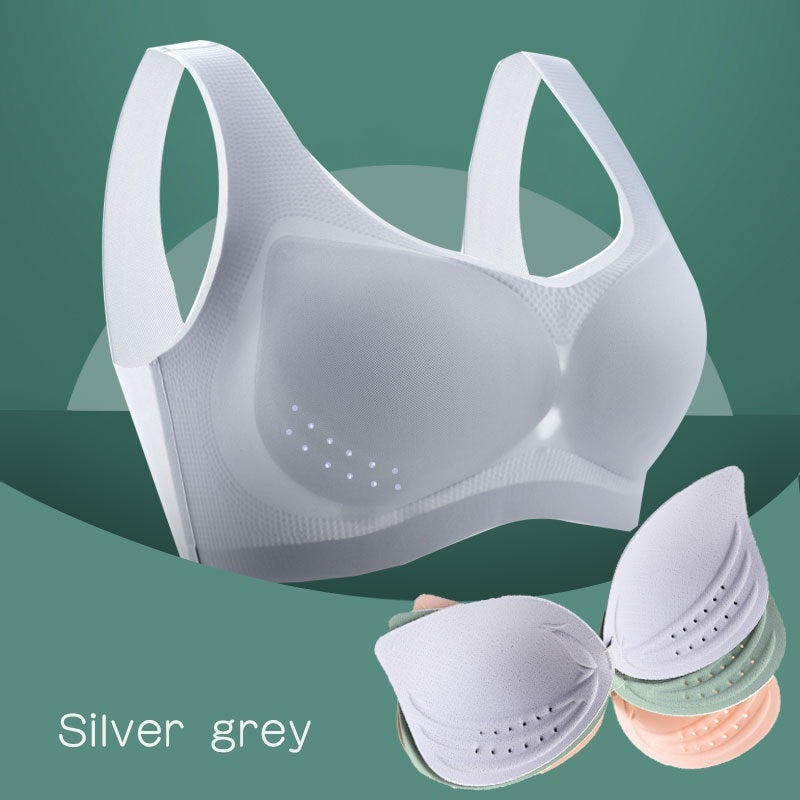 Seamless Plus Size Bra Thin Underwear Women Push Up Bra Big Size Lce Silk Breathable Female Bra - Leverage On Heroes Women Store