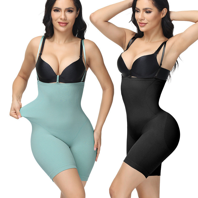 Tummy Control Panty Suspender Seamless Bodysuit - Leverage On Heroes Women Store