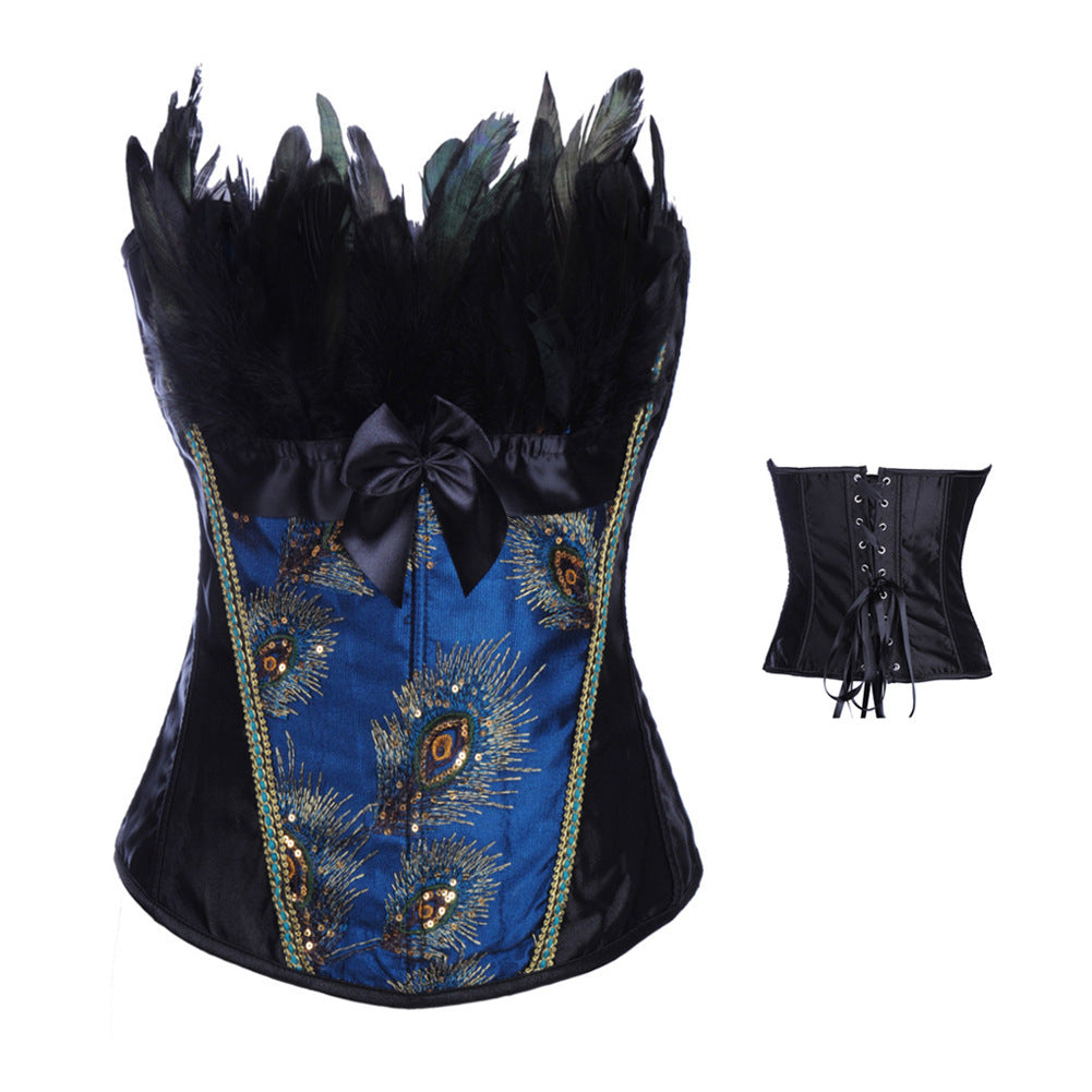 Women's Peacock Feather Fashion Shapewear - Leverage On Heroes Women Store