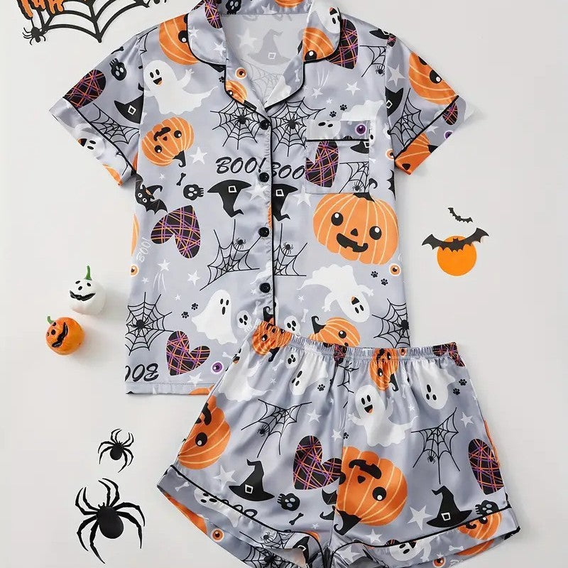 Pajamas Women's Short Sleeve Summer Loungewear - Leverage On Heroes Women Store