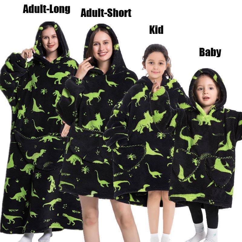 Hooded Thickened And Enlarged Men's And Women's Loungewear - Leverage On Heroes Women Store