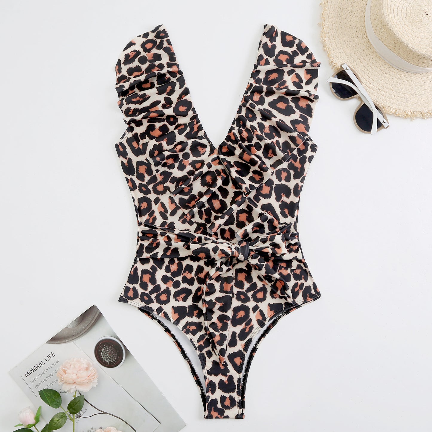 Swimsuit Lace Up Ladies One Piece Bikini - Leverage On Heroes Women Store