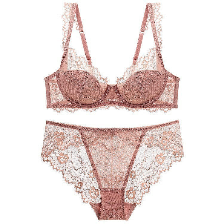 Ladies Underwear Thin Cotton Breathable Lace panty Set - Leverage On Heroes Women Store