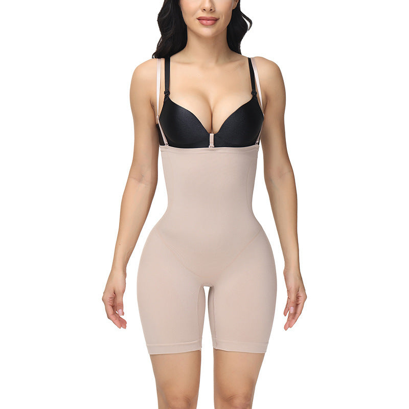 Tummy Control Panty Suspender Seamless Bodysuit - Leverage On Heroes Women Store