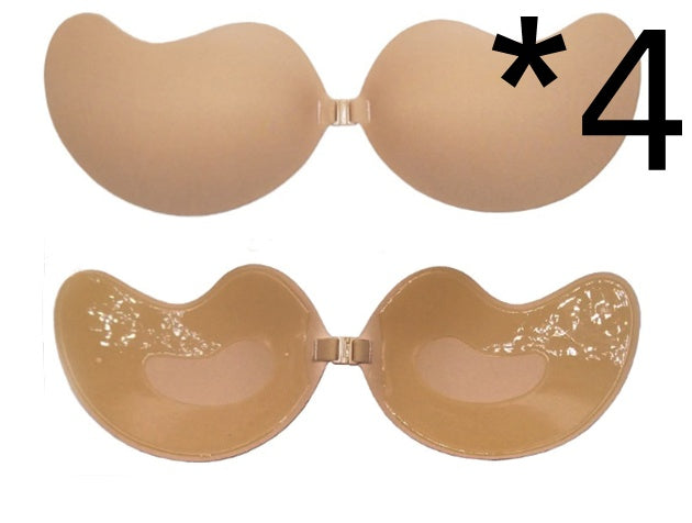 Invisible Push Up Bra Backless Strapless Bra Seamless Front Closure Bralette Underwear - Leverage On Heroes Women Store