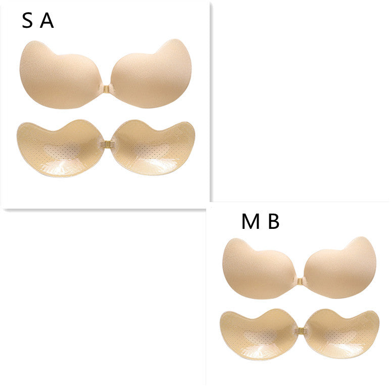 Invisible Push Up Bra Backless Strapless Bra Seamless Front Closure Bralette Underwear - Leverage On Heroes Women Store