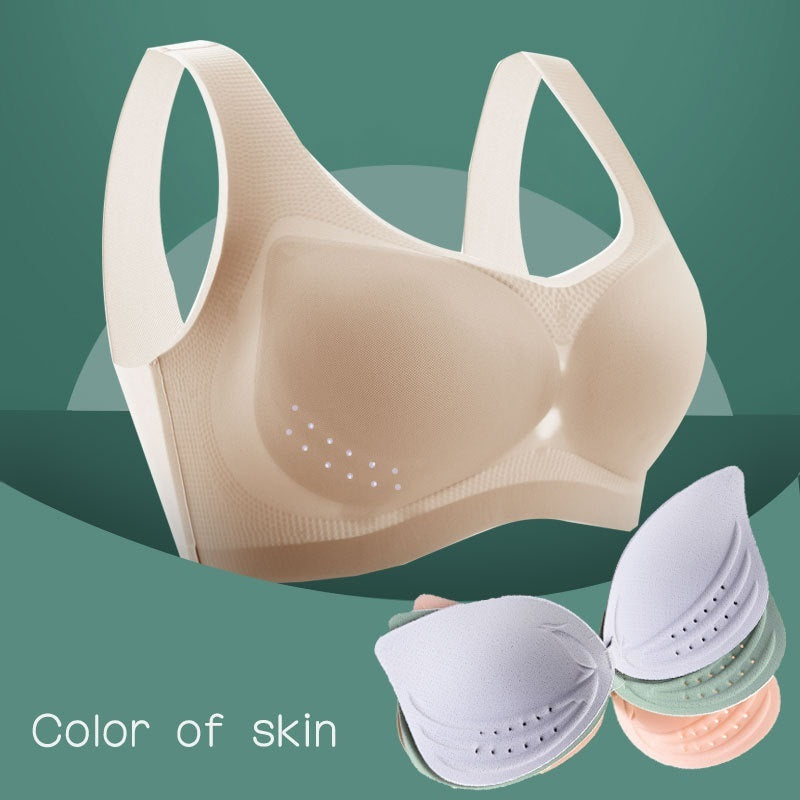 Seamless Plus Size Bra Thin Underwear Women Push Up Bra Big Size Lce Silk Breathable Female Bra - Leverage On Heroes Women Store