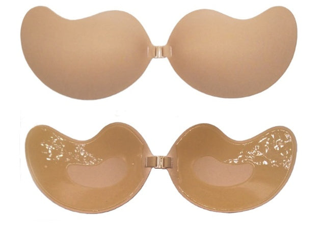Invisible Push Up Bra Backless Strapless Bra Seamless Front Closure Bralette Underwear - Leverage On Heroes Women Store