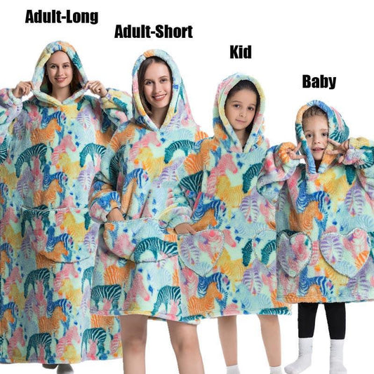 Hooded Thickened And Enlarged Men's And Women's Loungewear - Leverage On Heroes Women Store