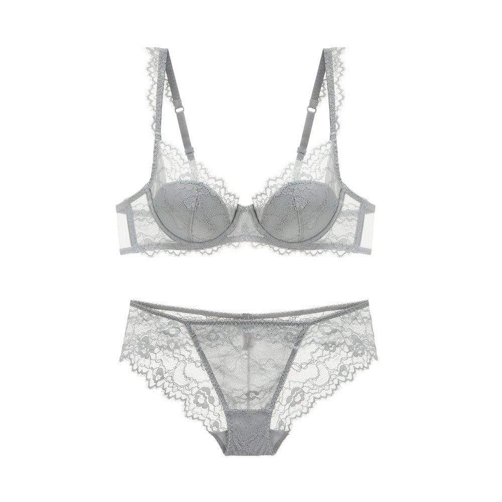 Ladies Underwear Thin Cotton Breathable Lace panty Set - Leverage On Heroes Women Store