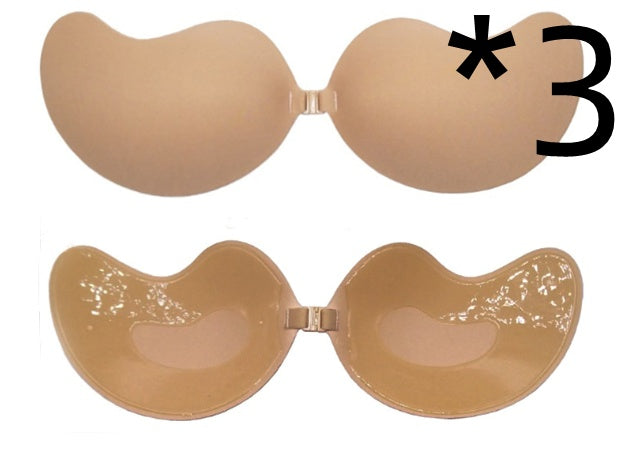 Invisible Push Up Bra Backless Strapless Bra Seamless Front Closure Bralette Underwear - Leverage On Heroes Women Store