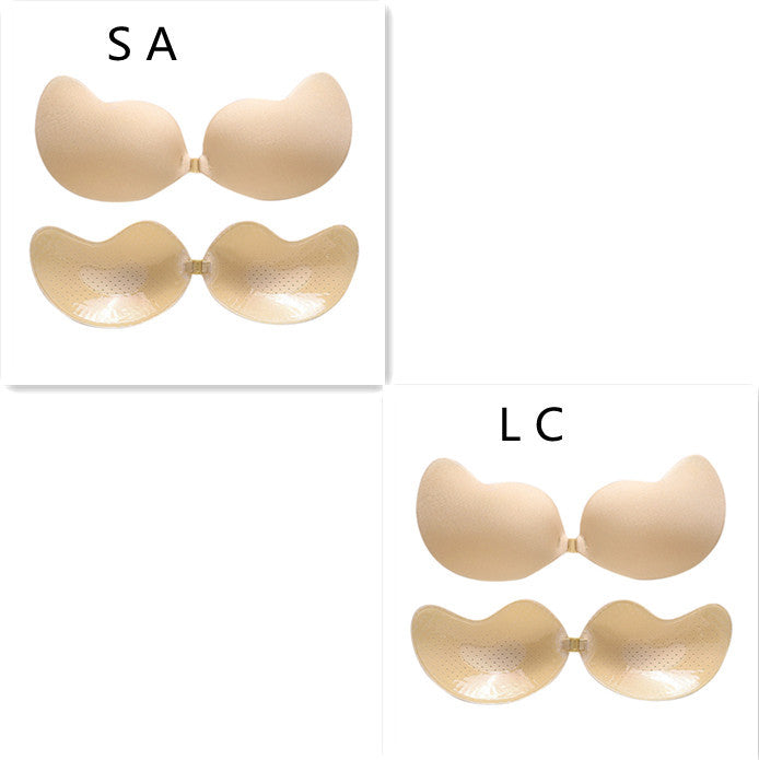 Invisible Push Up Bra Backless Strapless Bra Seamless Front Closure Bralette Underwear - Leverage On Heroes Women Store